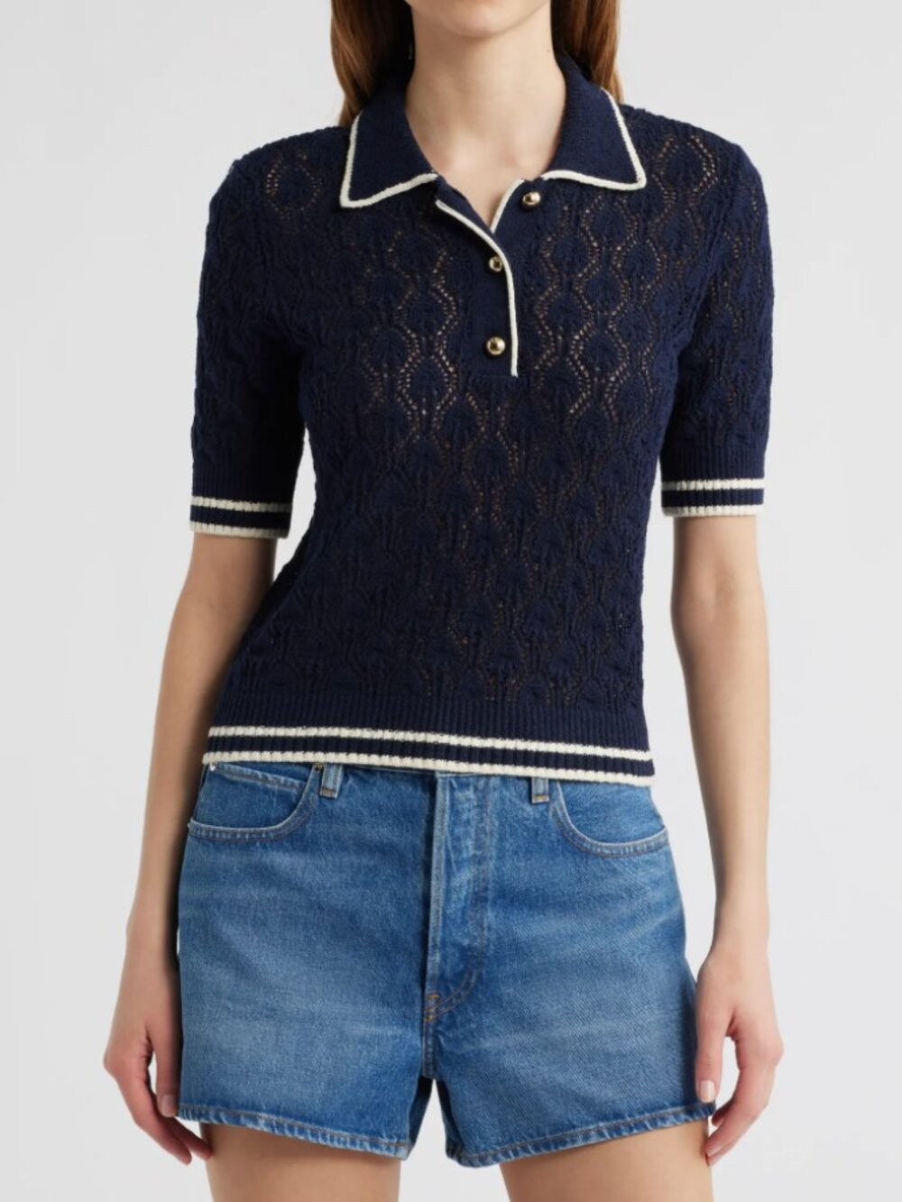 The Rookie Short Sleeve Sweater Polo |  FRAME